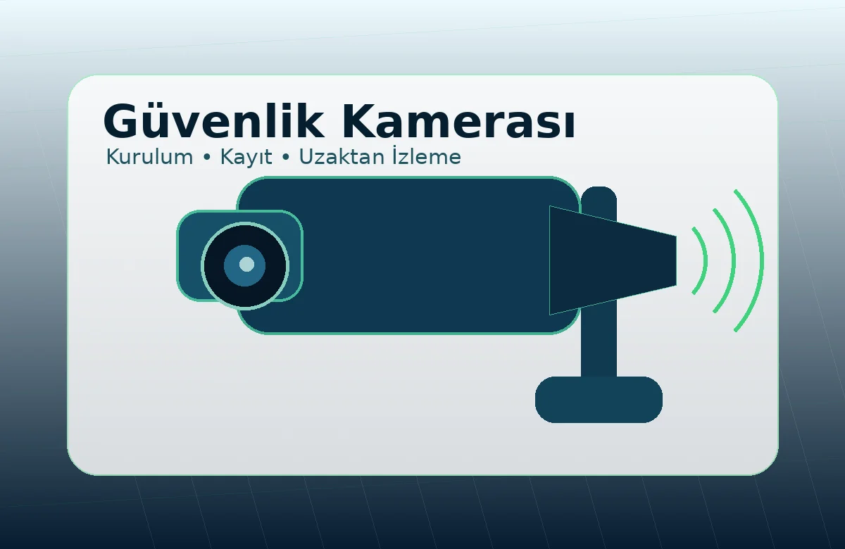 Güvenlik Kamerası Kurulumu